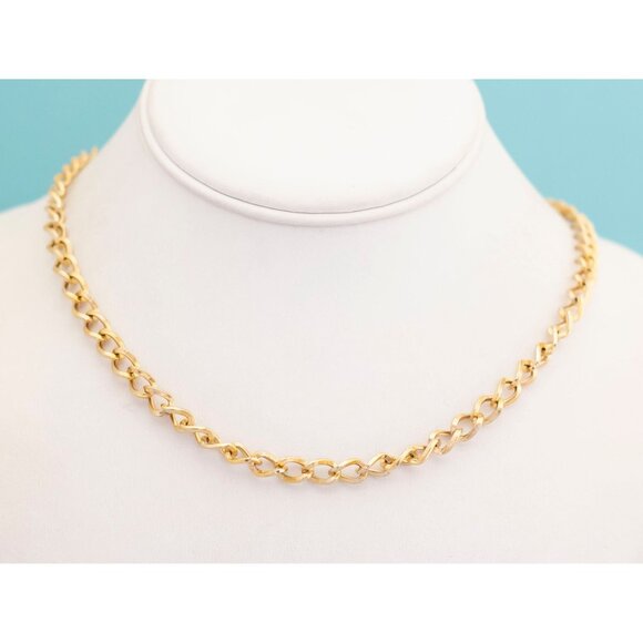 Vintage Thick Golden Chain Necklace - 30 inch, by Sarah Coventry - L22 - Picture 2 of 3